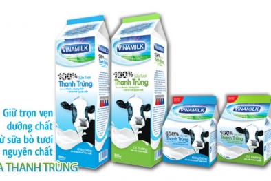 Sữa nước không cần chất bảo quản vẫn dùng tốt